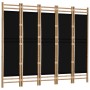 Folding screen with 5 bamboo and canvas panels 200 cm by vidaXL, Room dividers - Ref: Foro24-350629, Price: 114,85 €, Discoun...