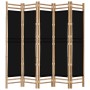 Folding screen with 5 bamboo and canvas panels 200 cm by vidaXL, Room dividers - Ref: Foro24-350629, Price: 114,85 €, Discoun...