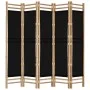 Folding screen with 5 bamboo and canvas panels 200 cm by vidaXL, Room dividers - Ref: Foro24-350629, Price: 113,72 €, Discoun...