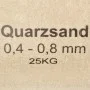 Sand für Filter 25 kg 0,4-0,8 mm von vidaXL, Pool- und Spa-Filter - Ref: Foro24-93201, Preis: 39,74 €, Rabatt: %