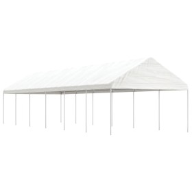 Pavillon mit weißem Polyethylendach 13,38 x 4,08 x 3,22 m von vidaXL, Zelte und Pavillons - Ref: Foro24-3155514, Preis: 497,3...