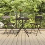 Zusammenklappbare Café-Möbel, 3-teilig, braunes synthetisches Rattan von vidaXL, Gartensets - Ref: Foro24-319990, Preis: 114,...