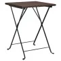 Zusammenklappbare Café-Möbel, 3-teilig, braunes synthetisches Rattan von vidaXL, Gartensets - Ref: Foro24-319990, Preis: 114,...