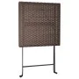 Zusammenklappbare Café-Möbel, 3-teilig, braunes synthetisches Rattan von vidaXL, Gartensets - Ref: Foro24-319990, Preis: 114,...
