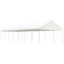 Pavillon mit weißem Polyethylendach 15,61 x 4,08 x 3,22 m von vidaXL, Zelte und Pavillons - Ref: Foro24-3155515, Preis: 617,9...