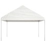 Gazebo with white polyethylene roof 15.61x4.08x3.22 m by vidaXL, Tents and gazebos - Ref: Foro24-3155515, Price: 617,98 €, Di...