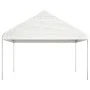 Pavillon mit weißem Polyethylendach 15,61 x 4,08 x 3,22 m von vidaXL, Zelte und Pavillons - Ref: Foro24-3155515, Preis: 610,2...