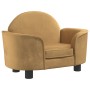 Hundebett aus braunem Samt, 66 x 40 x 45 cm von vidaXL, Betten für Hunde - Ref: Foro24-171843, Preis: 85,60 €, Rabatt: %