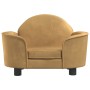 Hundebett aus braunem Samt, 66 x 40 x 45 cm von vidaXL, Betten für Hunde - Ref: Foro24-171843, Preis: 85,60 €, Rabatt: %