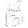 Cama para perros de terciopelo marrón 66x40x45 cm de vidaXL, Camas para perros - Ref: Foro24-171843, Precio: 84,05 €, Descuen...