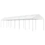 Pavillon mit weißem Polyethylendach 15,61 x 2,28 x 2,69 m von vidaXL, Zelte und Pavillons - Ref: Foro24-3155507, Preis: 447,8...