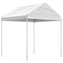 Pavillon mit weißem Polyethylendach 15,61 x 2,28 x 2,69 m von vidaXL, Zelte und Pavillons - Ref: Foro24-3155507, Preis: 453,8...