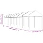 Pavillon mit weißem Polyethylendach 15,61 x 2,28 x 2,69 m von vidaXL, Zelte und Pavillons - Ref: Foro24-3155507, Preis: 453,8...