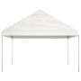Pavillon mit weißem Polyethylendach 6,69 x 4,08 x 3,22 m von vidaXL, Zelte und Pavillons - Ref: Foro24-3155511, Preis: 277,45...