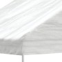 Pavillon mit weißem Polyethylendach 6,69 x 4,08 x 3,22 m von vidaXL, Zelte und Pavillons - Ref: Foro24-3155511, Preis: 277,45...