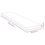 Estante de pared de bambú 80x20x2,5 cm de vidaXL, Estantes y estanterías - Ref: Foro24-352730, Precio: 50,60 €, Descuento: %