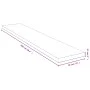 Bamboo wall shelf 100x20x2.5 cm by vidaXL, Shelves and shelves - Ref: Foro24-352731, Price: 58,90 €, Discount: %