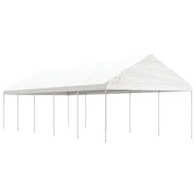 Pavillon mit weißem Polyethylendach 11,15 x 4,08 x 3,22 m von vidaXL, Zelte und Pavillons - Ref: Foro24-3155513, Preis: 420,8...
