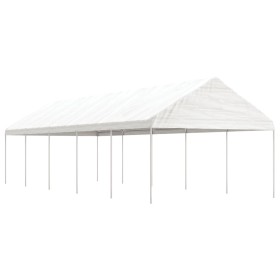 Pavillon mit weißem Polyethylendach 11,15 x 4,08 x 3,22 m von vidaXL, Zelte und Pavillons - Ref: Foro24-3155513, Preis: 426,2...