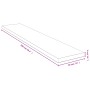 Estante de pared de bambú 100x20x4 cm de vidaXL, Estantes y estanterías - Ref: Foro24-352735, Precio: 42,51 €, Descuento: %