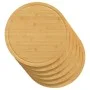 Schneidebretter 6 Stück Bambus Ø30x1,5 cm von vidaXL, Schneidbretter - Ref: Foro24-352778, Preis: 50,51 €, Rabatt: %