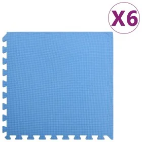 Alfombrillas de goma EVA azul 6 uds 2,16 ㎡ de vidaXL, Esteras para equipos de gimnasia - Ref: Foro24-92464, Precio: 47,15 €, ...