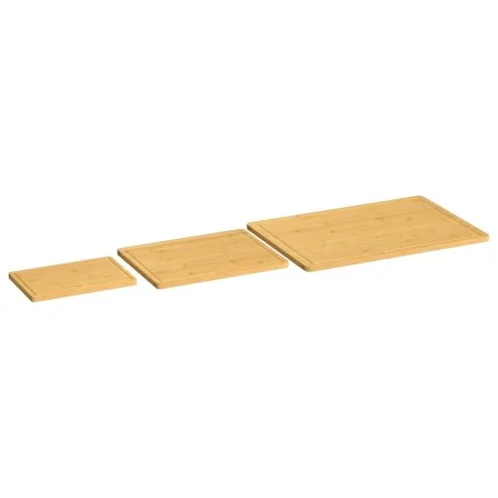 3-teiliges Bambus-Schneidebrett-Set von vidaXL, Schneidbretter - Ref: Foro24-352773, Preis: 21,86 €, Rabatt: %