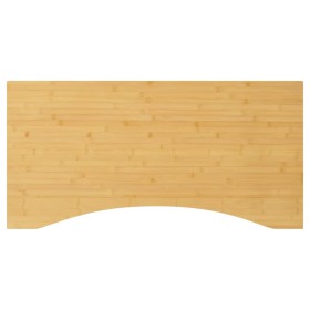 Tablero de escritorio de bambú 110x55x4 cm