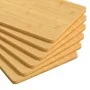 Platos de desayuno 6 uds bambú 22x14x0,8 cm de vidaXL, Platos - Ref: Foro24-352776, Precio: 11,58 €, Descuento: %