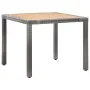 Garten-Essgruppe 5-teilig mit grauen synthetischen Rattankissen von vidaXL, Gartensets - Ref: Foro24-46085, Preis: 467,65 €, ...