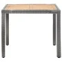 Garten-Essgruppe 5-teilig mit grauen synthetischen Rattankissen von vidaXL, Gartensets - Ref: Foro24-46085, Preis: 467,65 €, ...