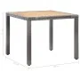 Garten-Essgruppe 5-teilig mit grauen synthetischen Rattankissen von vidaXL, Gartensets - Ref: Foro24-46085, Preis: 467,65 €, ...
