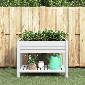 Tall white polypropylene planter 110x45x79 cm by vidaXL, Pots and planters - Ref: Foro24-364177, Price: 202,66 €, Discount: %