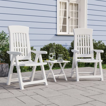 Liegende Gartenstühle 2 Einheiten PP weiß von vidaXL, Gartenstühle - Ref: Foro24-364710, Preis: 170,91 €, Rabatt: %