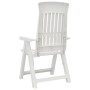 Sillas reclinables de jardín 2 unidades PP blanco de vidaXL, Sillas de jardín - Ref: Foro24-364710, Precio: 170,91 €, Descuen...