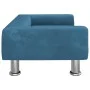 Cama para perros de terciopelo azul 70x45x26,5 cm de vidaXL, Camas para perros - Ref: Foro24-171918, Precio: 76,86 €, Descuen...