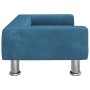 Hundebett aus blauem Samt, 70 x 45 x 26,5 cm von vidaXL, Betten für Hunde - Ref: Foro24-171918, Preis: 78,27 €, Rabatt: %