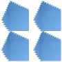 Alfombrillas de goma EVA azul 24 uds 8,64 ㎡