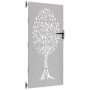 Puerta de jardín acero corten diseño árbol 85x175 cm