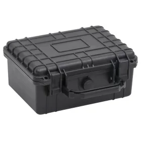 Black PP portable flight case 24x19x11 cm by vidaXL, Camera bags and cases - Ref: Foro24-51794, Price: 24,27 €, Discount: %