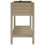 Tall light brown polypropylene planter 110x45x79 cm by vidaXL, Pots and planters - Ref: Foro24-364176, Price: 177,30 €, Disco...