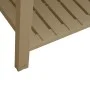 Hoher hellbrauner Pflanzkasten aus Polypropylen, 110 x 45 x 79 cm von vidaXL, Töpfe und Pflanzgefäße - Ref: Foro24-364176, Pr...