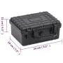 Black PP portable flight case 24x19x11 cm by vidaXL, Camera bags and cases - Ref: Foro24-51794, Price: 24,27 €, Discount: %