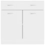 Küchenunterschrank aus weißem Holz, 80 x 46 x 81,5 cm von vidaXL, Küchenschränke - Ref: Foro24-801236, Preis: 97,80 €, Rabatt: %