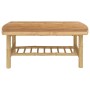 Mesa de centro de jardín bambú 90x55x37 cm de vidaXL, Sofás modulares de exterior - Ref: Foro24-363463, Precio: 82,23 €, Desc...