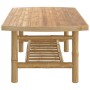 Mesa de centro de jardín bambú 90x55x37 cm de vidaXL, Sofás modulares de exterior - Ref: Foro24-363463, Precio: 82,23 €, Desc...