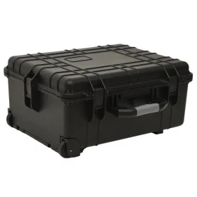Flight case with PP wheels black 58x45x27 cm by vidaXL, Suitcases - Ref: Foro24-51797, Price: 142,90 €, Discount: %