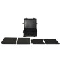 Flightcase mit PP-Rädern schwarz 58x45x27 cm von vidaXL, Koffer - Ref: Foro24-51797, Preis: 182,79 €, Rabatt: %