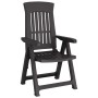 Reclining garden chairs 2 units PP anthracite gray by vidaXL, Garden chairs - Ref: Foro24-364712, Price: 145,76 €, Discount: %