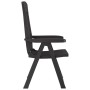 Reclining garden chairs 2 units PP anthracite gray by vidaXL, Garden chairs - Ref: Foro24-364712, Price: 145,76 €, Discount: %